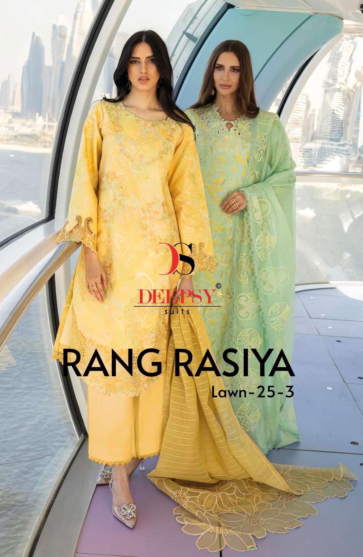 Rangrasiya  Lawn 25-3 by  DEEPSY SUITS